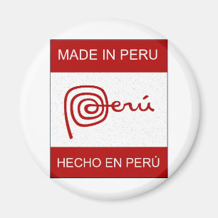 Gjort i Peru Magnet