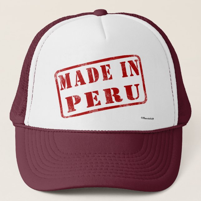 Gjort i Peru Truckerkeps (Framsida)