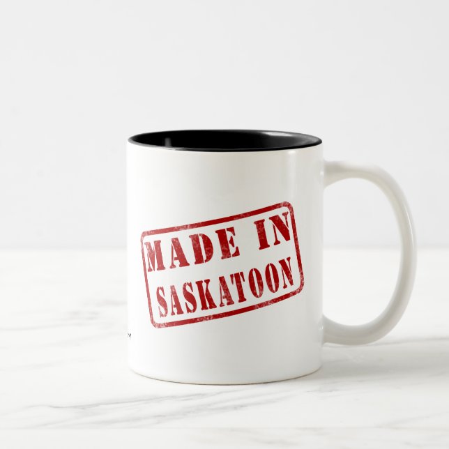 Gjort i Saskatoon Två-Tonad Mugg (Höger)