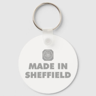Gjort i Sheffield Nyckelring