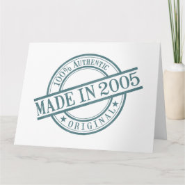 Gjort i stor hälsning 2005 kort