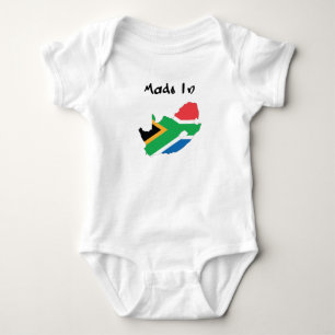 Gjort i Sydafrika bebisbodysuit T Shirt