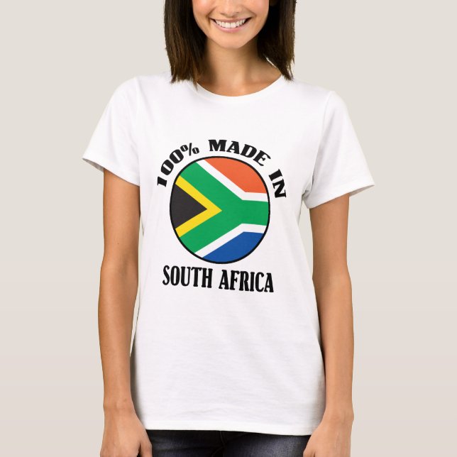 Gjort i Sydafrika T-shirt (Framsida)
