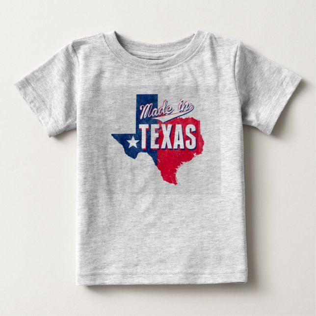 "Gjort i Texas ", Tee Shirt (Framsida)