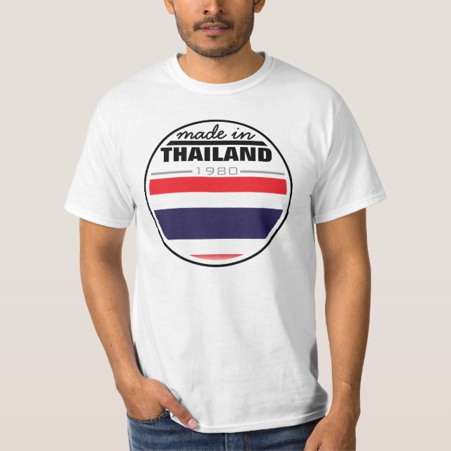 Gjort i… "Thailand ", Tee (Framsida)
