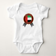 Gjort i UAE, abstrakt UAE-flagga, eniga arabiska