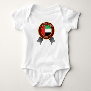Gjort i UAE, abstrakt UAE-flagga, eniga arabiska T-shirt