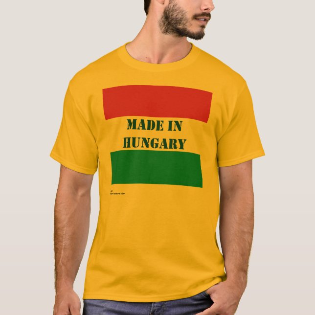 Gjort i Ungern T-shirt (Framsida)