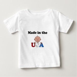 gjort i USA barnens t-skjorta T-shirt