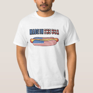 Gjort i USA hotdogt-skjortan Tee Shirt