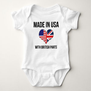 Gjort i USA med brittiska delar T-shirt