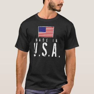 Gjort i USA - mörk T Shirt