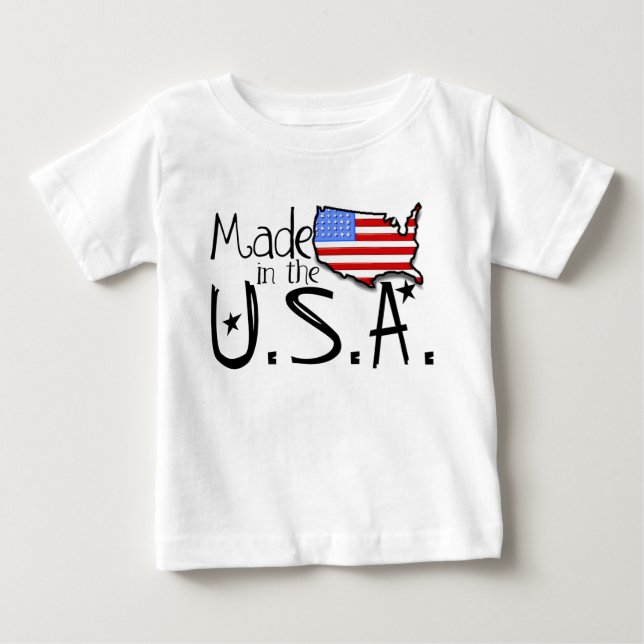 Gjort i USA skjortan Tee Shirt (Framsida)