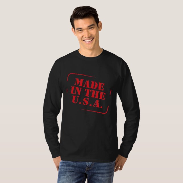 gjort i USA T Shirt (Hel framsida)