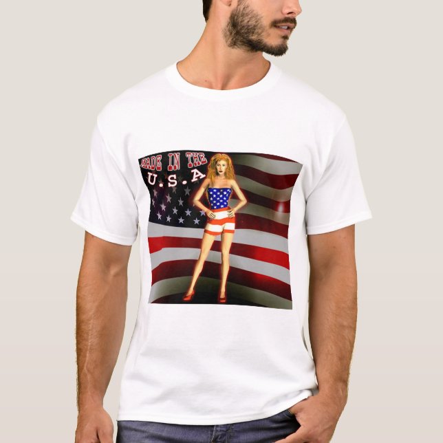 Gjort i USA Tee Shirt (Framsida)
