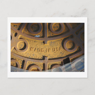 Gjort i USA vykortet Vykort