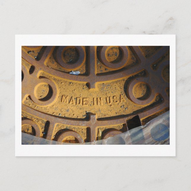 Gjort i USA vykortet Vykort (Framsida)