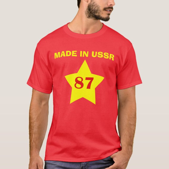 GJORT I USSR TEE (Framsida)