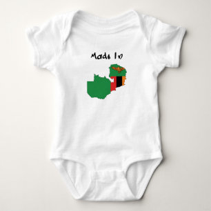 Gjort i Zambia bebisbodysuit T Shirt