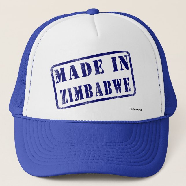 Gjort i Zimbabwe Keps (Framsida)