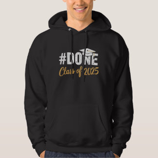 Gjort Klass 2025 examen examen Familj Hoodie