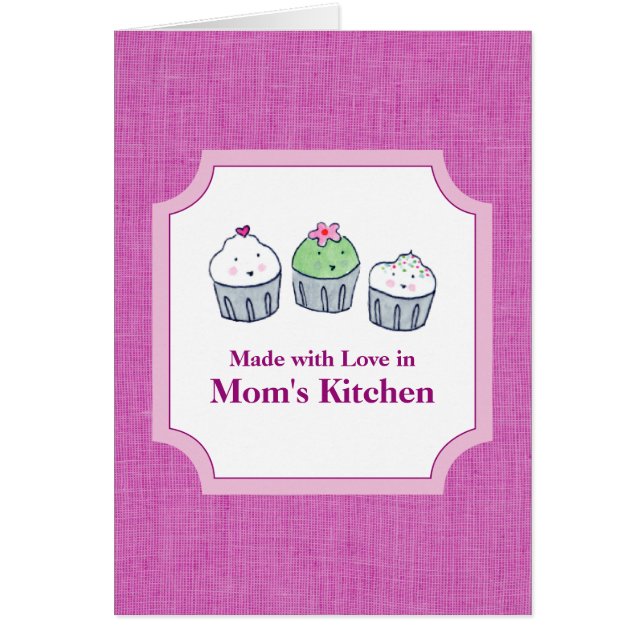 Gjort med kärlek hälsningskort (Framsidan)