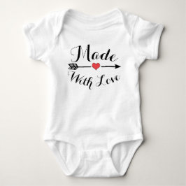 Gjort med kärlekbabyromperen t-shirt