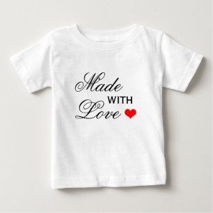 Gjort med kärlekbabyromperen tee