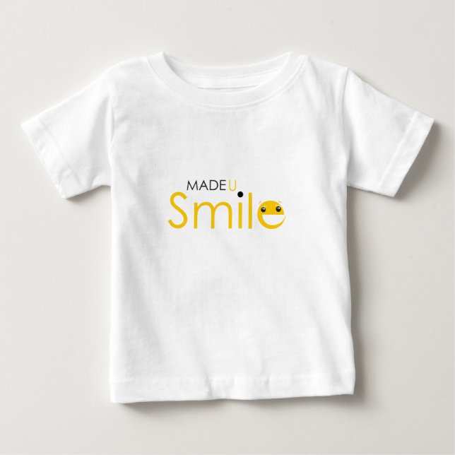 Gjort U-leende T-shirt (Framsida)