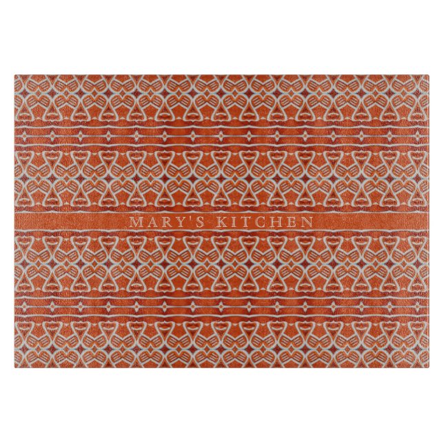 GJUTJÄRNSSKÄRBRÄDA 28x20 cm i glas (Framsidan)