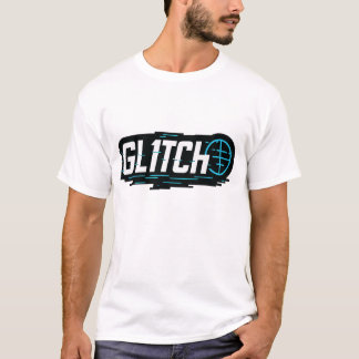 GL1TCH | En modern teknisk Logotyp för Futuristisk T Shirt