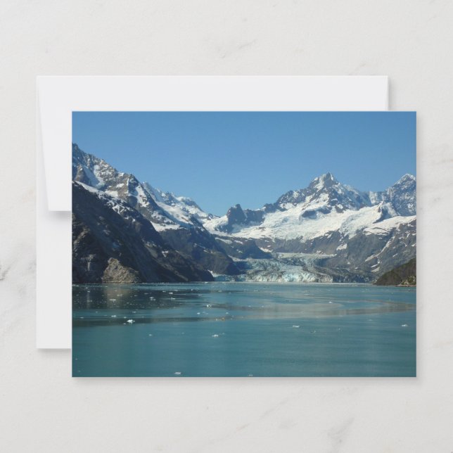 Glacärfyllda vatten i Alaska (Framsida)