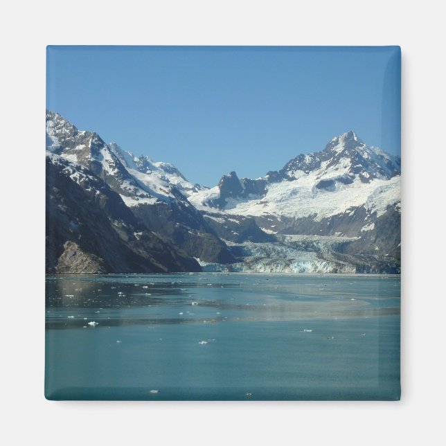 Glacärfyllda vatten i Alaska Magnet (Framsidan)