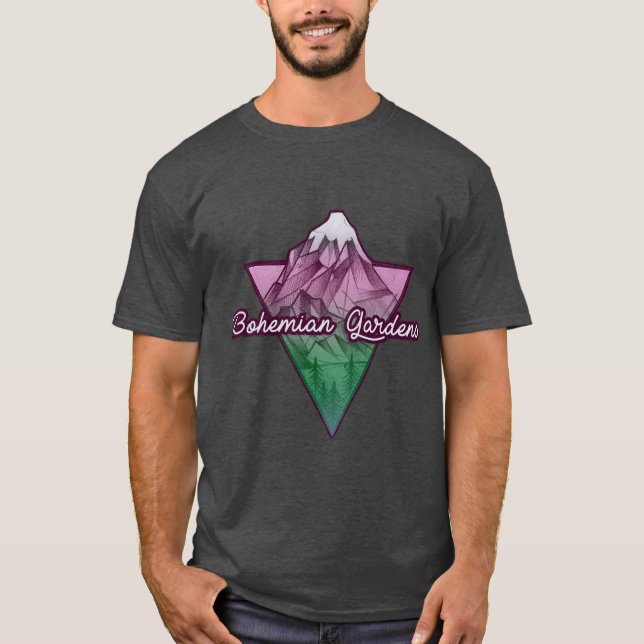 Glace bohemträdgårdar för berg | t shirt (Framsida)