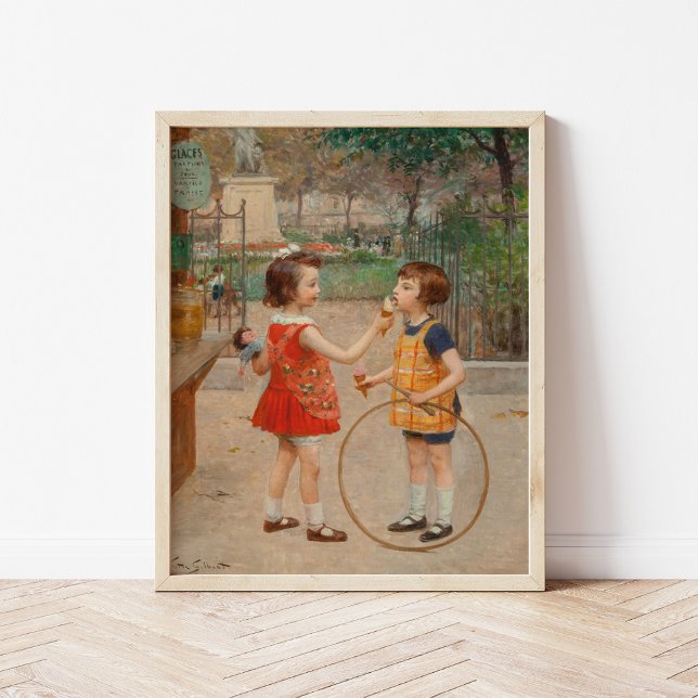 Glaces du Jour | Victor Gabriel Gilbert Poster (Skapare uppladdad)