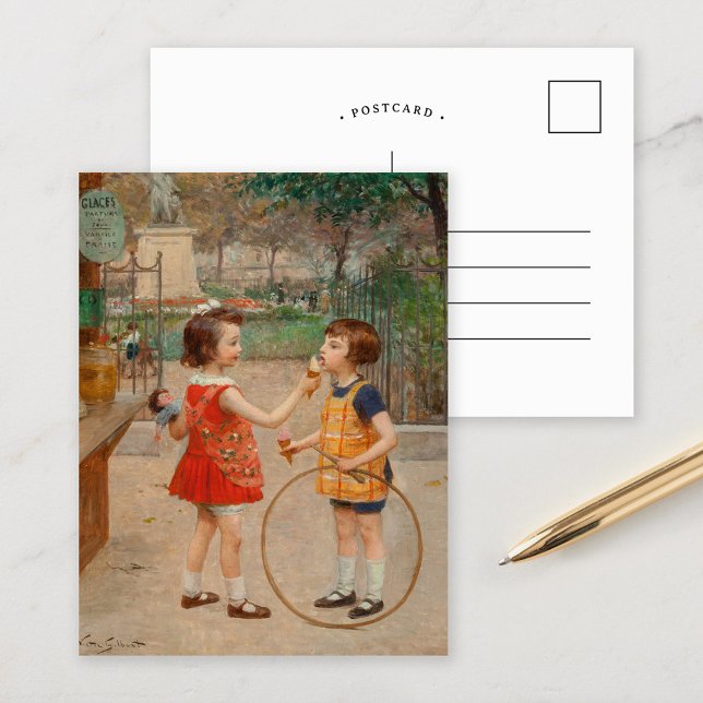 Glaces du Jour | Victor Gabriel Gilbert Vykort (Skapare uppladdad)