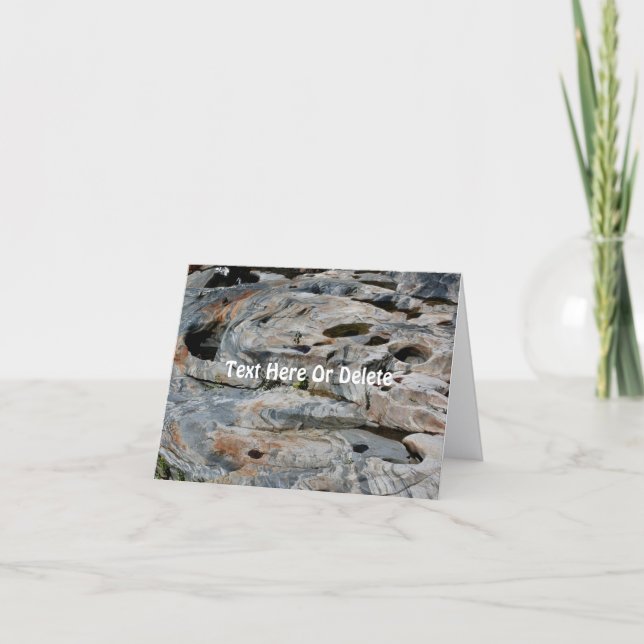 Glacial Potholes Nature Personalized Note  Kort (Framsida)