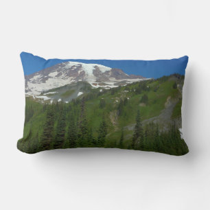 Glacial smältning vid Mount Rainier Lumbarkudde