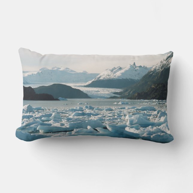 Glaciala isberg lumbarkudde (Framsida)