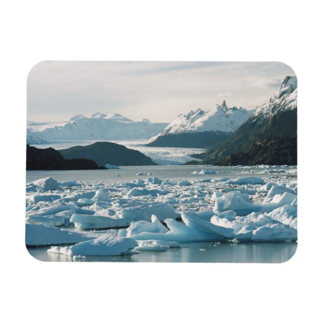 Glaciala isberg magnet (Horisontell)