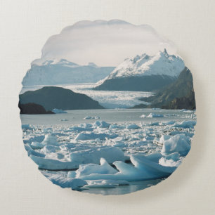 Glaciala isberg rund kudde