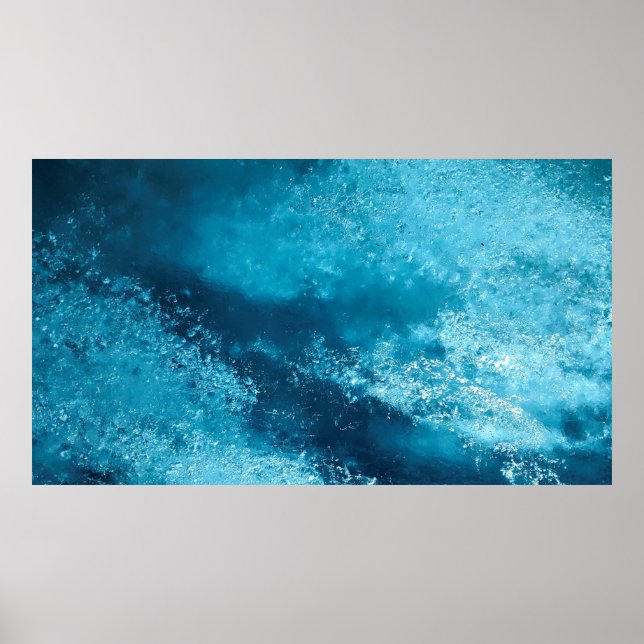 Glaciär av ris, fryst kall is poster (Framsidan)