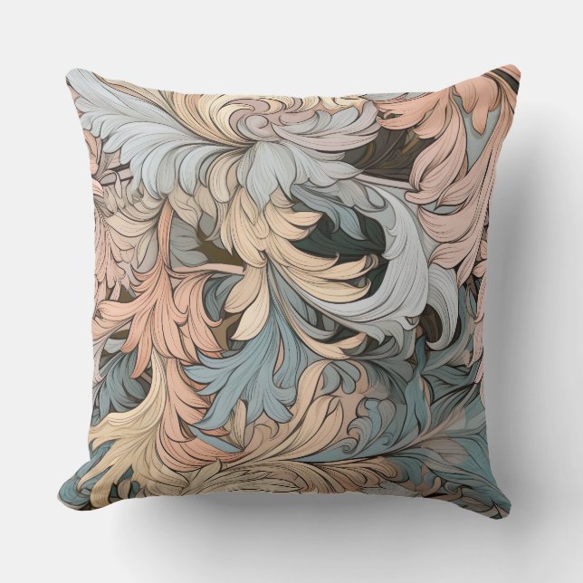 Glaciär Flora Symphony Winter Botanical Kudde (Framsida)