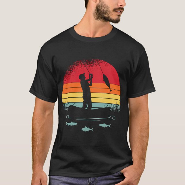 Glaciär, flugfiske t shirt (Framsida)