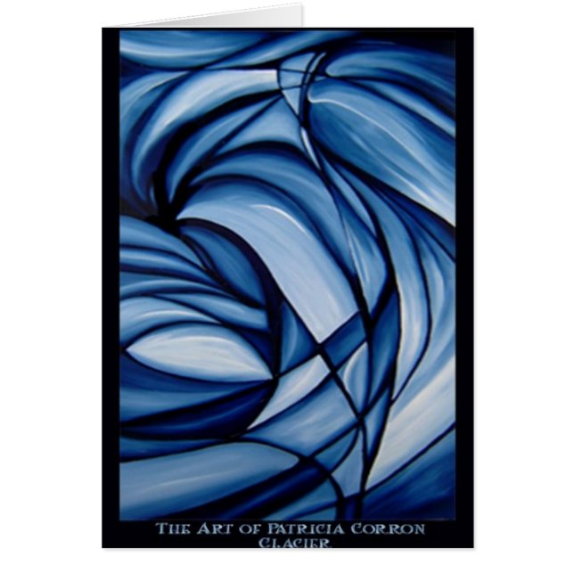 Glaciär Hälsningskort (Framsidan)