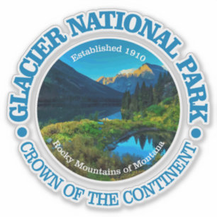 Glaciär NP Klistermärken
