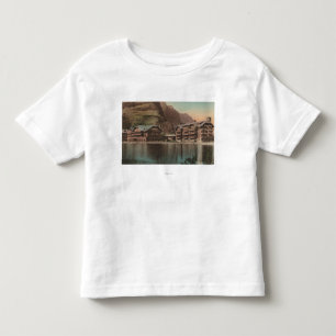 Glaciären MT - beskåda av många glaciärhotelle Tee Shirt