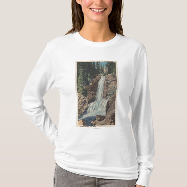 Glaciären MT - beskåda av tricknedgångar & medicin T-shirt (Framsida)