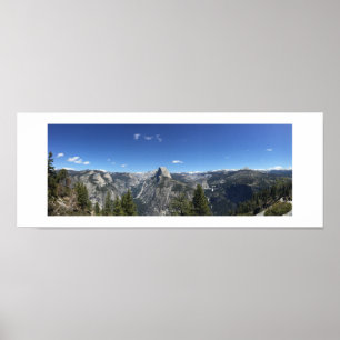 Glaciären pekar Yosemite den panorama- affischen Poster