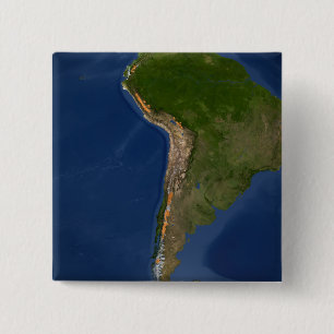 Glaciärer i regioner av South America Knapp